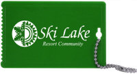 Ice Scrapers: 3.25 inch Credit Card Ice Scraper Keychain